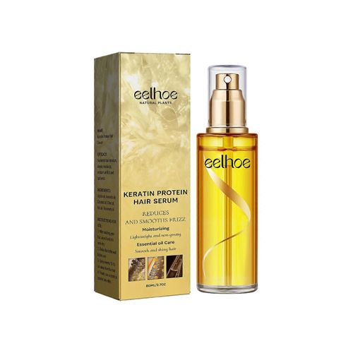 Sérum Pour Cheveux Raides Pour Une Brillance Soyeuse Cheveux Secs Réparateur Frizz Lissage Abîmé Adoucir Nourrissant Kératine Traitement Après-Shampoing 