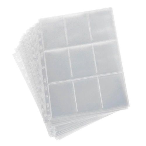 Portefeuilles Album Pages Collection 90 Poches Trading Gaming Card Sleeves Stockage