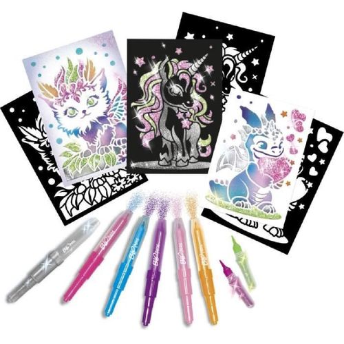 Blopens - Lansay - Cr¿Atures Paillet¿Es - 6 Pochoirs - Des 6 Ans