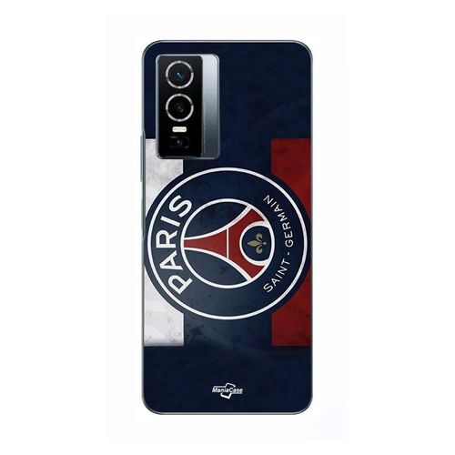 Coque Pour Vivo Y76 5g Club De Football Paris Saint Germain Drapeau