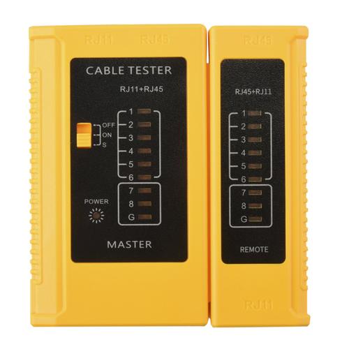 Testeur de Câble RéSeau Outil de Test RJ45 RJ11 RJ12 CAT5 CAT6 UTP Testeur de Câble Ethernet de LAN USB (Batterie Non Incluse)