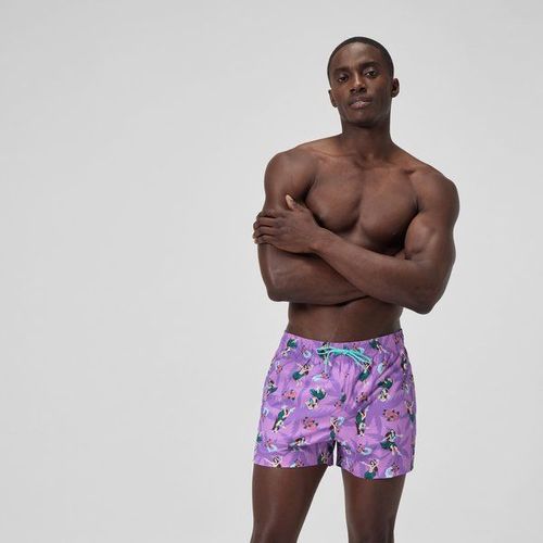 Short De Bain Redondo Edge Imprimé 35 Cm, Hommes, Rose