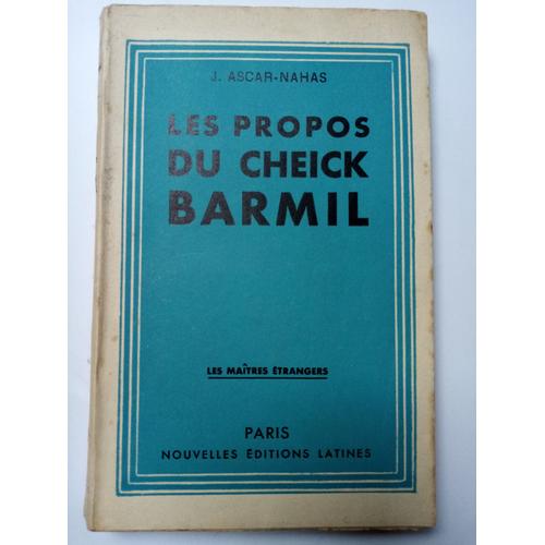 Les Propos Du Cheick Barmil