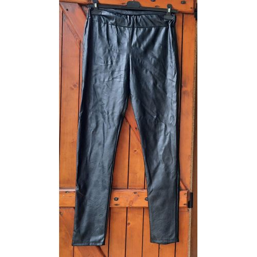 Leggings Imitation Cuir, Taille Xl / 42