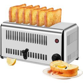 Grille-Pain Avec 2 Fentes Pour Griller Des Toasts, Tiroir Ramasse