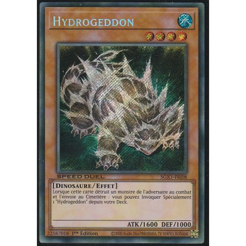 Carte Yu-Gi-Oh - Hydrogeddon - Sgx1-Fri08 - Secrète-Rare