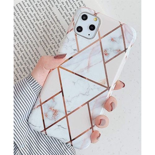 Coque De Protection Ultra Fine En Silicone Pour Iphone Xr Motif Triangle Blanc