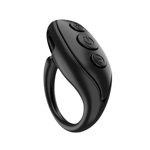 Bluetooth 5.3 Doigt Télécommande Anneau Selfie Photo Page Turner Flipping Contrôleur Vidéo pour