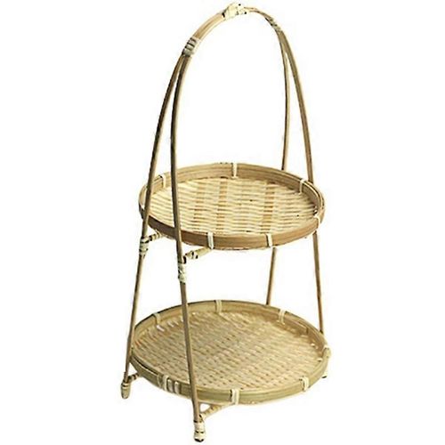 Paniers Tier Rack Fruit Pain Stockage Des Aliments Cuisine Décorer Assiette Ronde Support Conteneur Stockage Rac