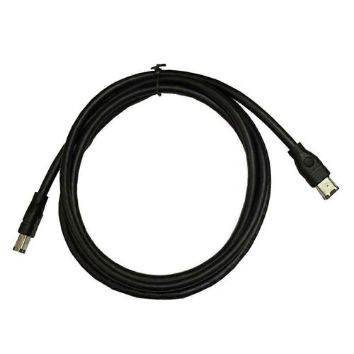 Câble Firewire 1,8 m noir IEEE 1394 Câble Firewire 400 vers Firewire 400 Câble 6 broches mâle à 6 broches mâle