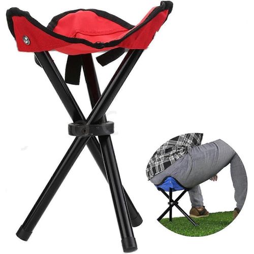 Tabouret De Camping Pliant, Chaises De Camping Pliantes, Siège De Trépied Portable, Chaise De Déplacement En Plein Air Grande Pour Le Camping