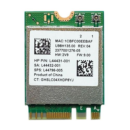 RTL8822CE Carte Réseau Sans Fil 2.4G/5G Bi-Band Gigabit Wifi Bluetooth 5.0 M.2 NGFF Interface Wif
