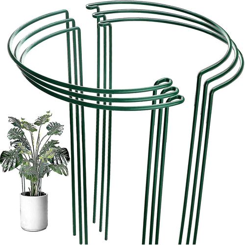 Support de plante Cage de pivoine Jardin Pivoine Cadre de soutien de plante Anneau de soutien de plante