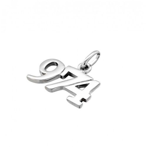 Pendentif "974 Réunion" Argent Massif 925/000 Garanti Sans Nickel