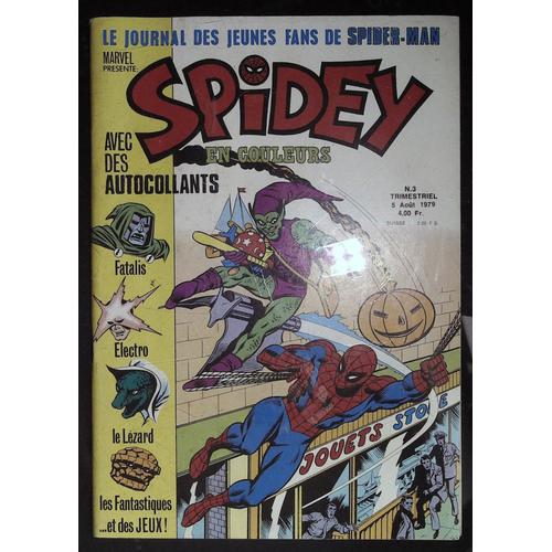 Spidey Le Journal Des Fans De Spider-Man No 3 Revue Trimestriel Du 5 Aout 1979 Ed Lug