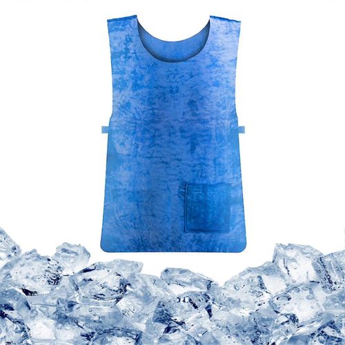 Gilet De Refroidissement D¿Été Prévention Des Coups De Chaleur Glace Par Évaporation Gilet De Refroidissement Gilet De Sécurité De Refroidissement Léger Et Confortable Froid