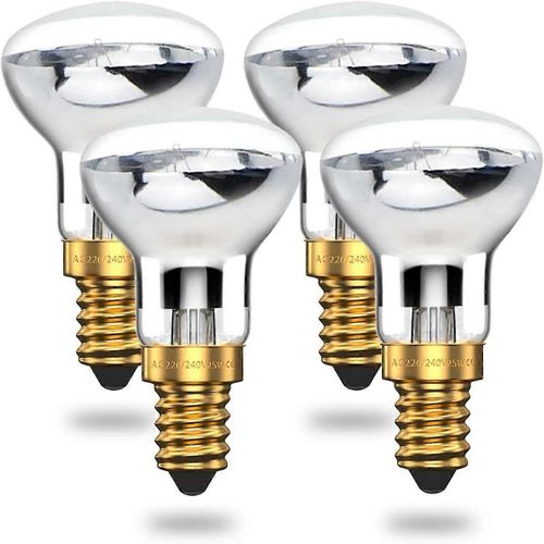 Ampoule De Lampe À Lave 25w E14 R39 Ampoule Réflecteur Blanc Chaud Blanc Chaud Ses Small Edison Vis Incandescent Spotlight Ampoule (Paquet De 4)