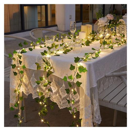 Guirlande Lumineuse En Lierre Artificiel 2 M - 20 Led - Guirlande