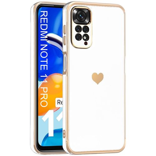 Coque Pour Xiaomi Redmi Note 11 Pro Antichoc Motif CUr Protection Silicone Anti-Rayures Blanc - Booling