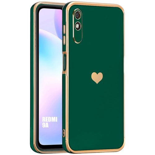 Coque Silicone Pour Xiaomi Redmi 9a Protection Anti-Rayures Avec Motif CUr - Vert Nuit - Booling