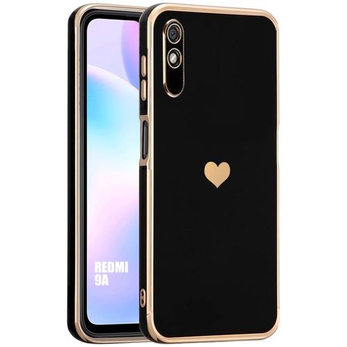 Coque Pour Xiaomi Redmi 9a Silicone Noir Motif CUr Antichoc Anti-Rayure Souple - Booling