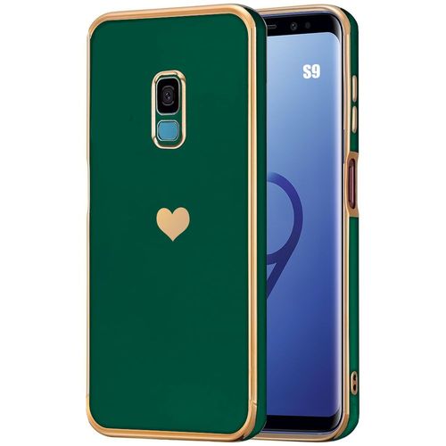 Coque Pour Samsung Galaxy S9 Motif CUr Anti-Rayures Protection Silicone Souple Vert Nuit - Booling