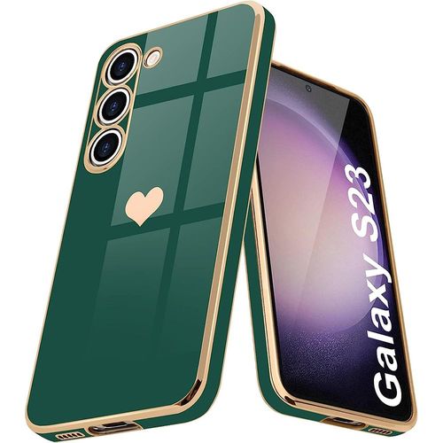 Coque Pour Samsung Galaxy S23 Protection Silicone Vert Nuit Anti-Rayures Ultra Slim - Booling