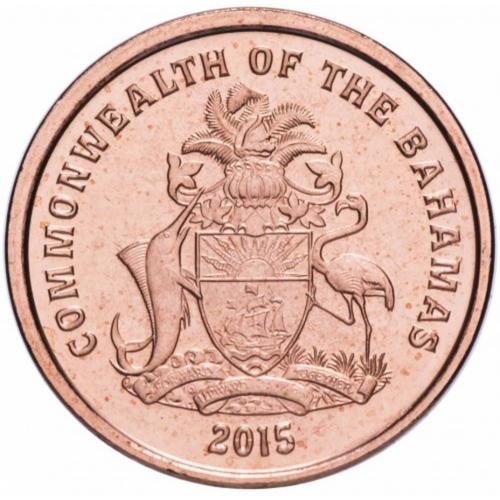 Monnaie 1 Cent Bahamas 2015