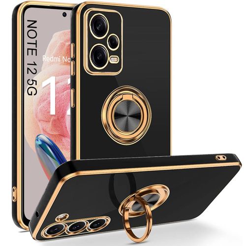 Coque Silicone Pour Xiaomi Redmi Note 12 5g Elégant Souple Antichoc Anti-Rayure Noir - Booling