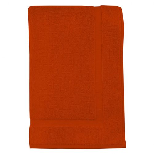 Tapis De Bain En Coton 800gr/M2 50x80 Cm Lagune Terra, Par Soleil D'ocre