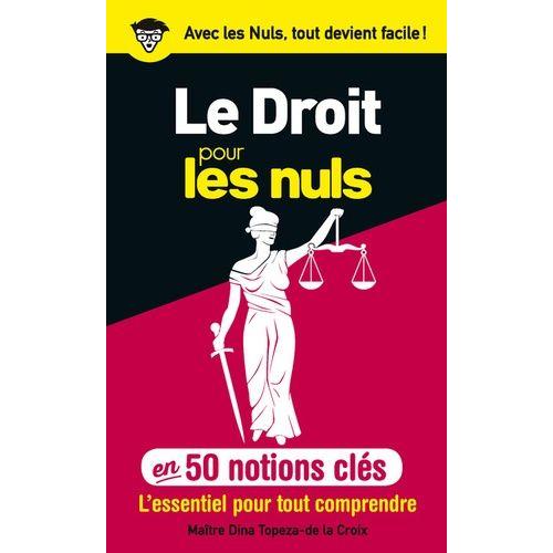 Le Droit Pour Les Nuls En 50 Notions Clés