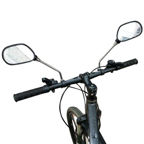 Lot De 2 Retroviseur Pour Velo Réglable 360° Rotatif Miroirs De Vélo, Retroviseur Trotinette Electrique, Retroviseur Velo Guidon Pour Vtt Scooter (Guidon D'un Diamètre De 22,2 Mm)