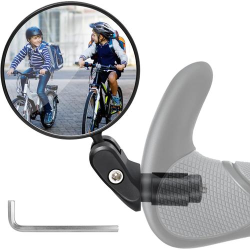 Miroirs De Vélo, Retroviseur Velo, 360° Réglable Rétroviseur De Vélo Vélo Vue Arrière Miroirs Rétroviseur Réflecteur Vélo Accessoire Velo Pour Vélo De Route, Montagne Moto Bicyclette