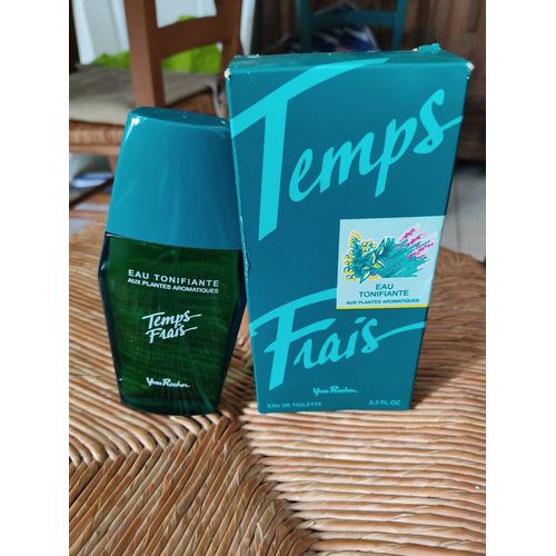 Parfum Edt Fraîche Temps Frais Yves Rocher Spray 100 Ml + Boîte 