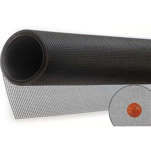 Moustiquaire Protection Contre Les Moustiques - Tissu De Fibres De Verre Transparent, Résistant Aux Uv, 100 X 120 Cm, Noir