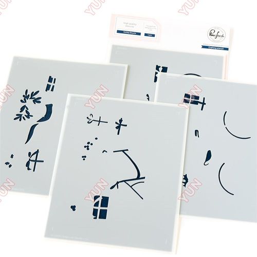 Matrices De Découpe En Métal,Cadre De Poinsettia,Fleurs,Timbres,Galets,Plaque En Aluminium Chaud,Scrapbooking,Décor De Journal Intime,Gaufrage,Cartes De Vministériels X Diy - Type Z9169-Stencils