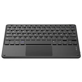 Mini clavier Bluetooth sans fil portable mince pour tablette ordinateur  portable Smartphone iPad 9,7/10,1 pouces blanc