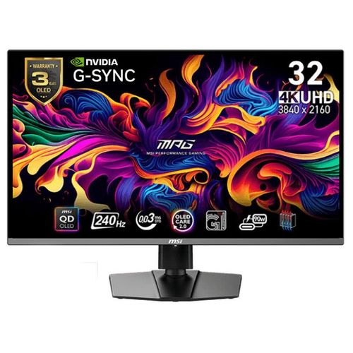 MSI MPG 321URX QD-OLED 31.5" QD-OLED UltraHD 4K 240Hz USB-C