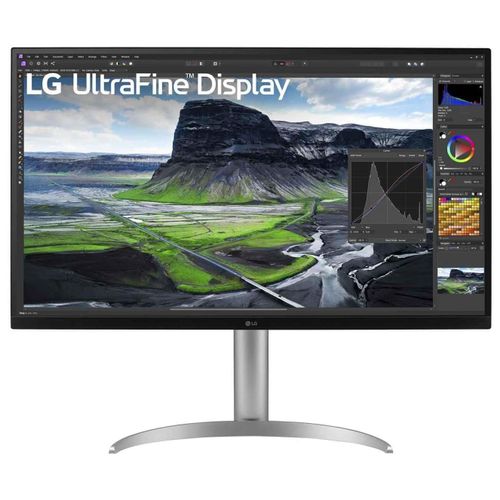 LG UltraFine 32UQ850V-W - UQ850V Series - écran LED - 32" - 3840 x 2160 4K @ 60 Hz - IPS - 500 cd/m² - 2000:1 - DisplayHDR 400 - 5 ms - 2xHDMI, DisplayPort, USB-C - haut-parleurs