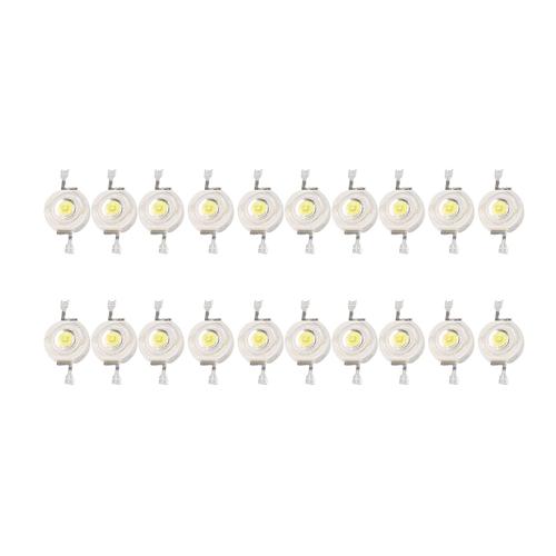 20 Pcs Haute 2 Broches 3w Led Emetteur De 170-190 6000k