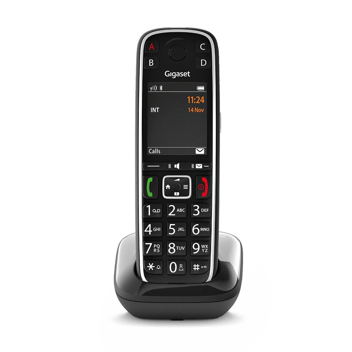 Téléphone sans fil GIGASET Comfort 550A Black Pas Cher 