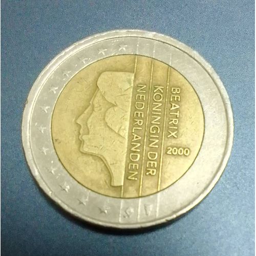 Pièce De 2 Euro Pays-Bas De L'année 2000 "Beatrix Koningin Der Nederlanden"