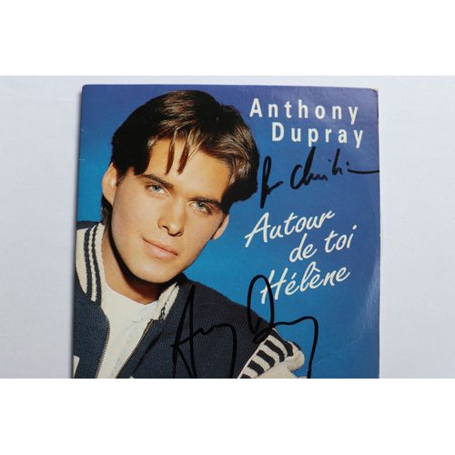 Anthony Dupray - Autour De Toi Helene - Dédicace Sur La Pochette