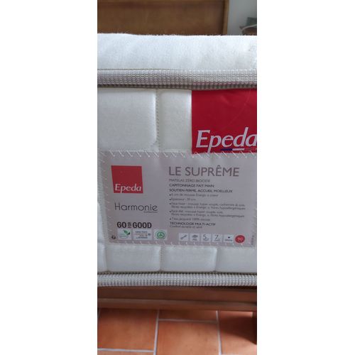Matelas Epeda le Suprême acheté en janvier 2025