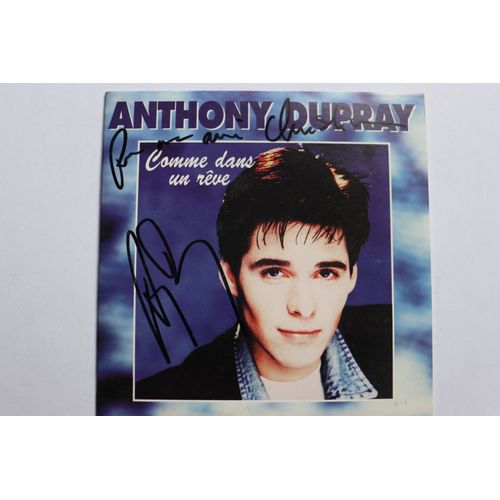Anthony Dupray - Comme Dans Un Reve - Dédicace Sur La Pochette