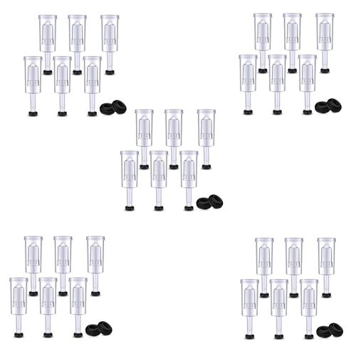 Airlock Set Pour La Fermentation,100pi¿¿Ces D'?Illets En Silicone Et 6 Pi¿¿Ces En Plastique Pour La Conservation,L'infusion,La Vinification,La Fermentation Du Choucroute Et Du
