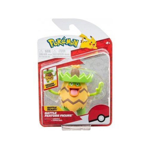 Pokemon Ludicolo + Accessoire - Figurine Deluxe Action : Fonction De Combat - Pokemon Vert Et Jaune - Jouet Garcon