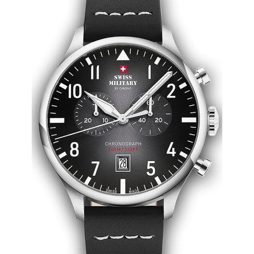 Mens Watch Swiss Military Sm34098.05, Quartz, 43mm, 10atm