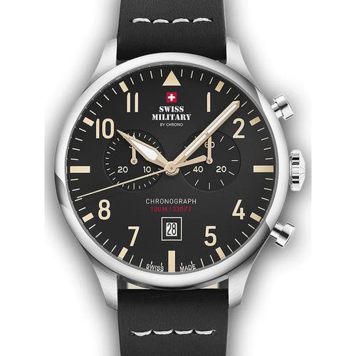 Mens Watch Swiss Military Sm34098.08, Quartz, 43mm, 10atm