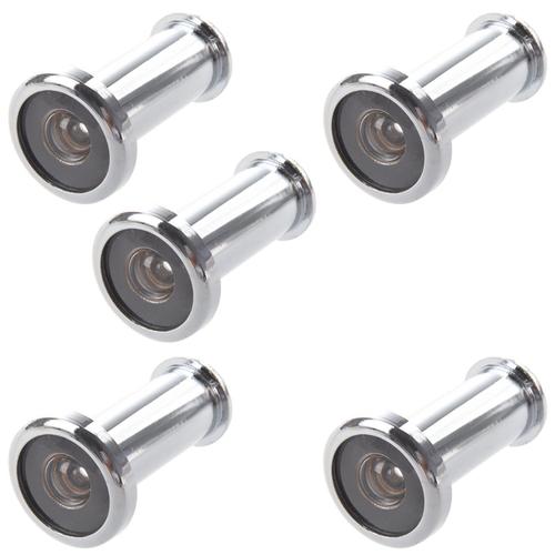 5x Judas Optique Pour Porte 14mm 180 Degres Grand Angle